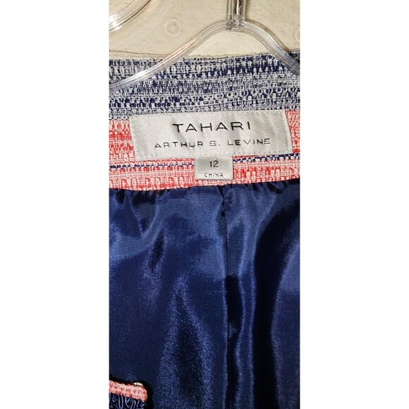 Tahari Arthur S Levine Open Front Blazer Size 12 NWT $149.00 Retail - Picture 3 of 5
